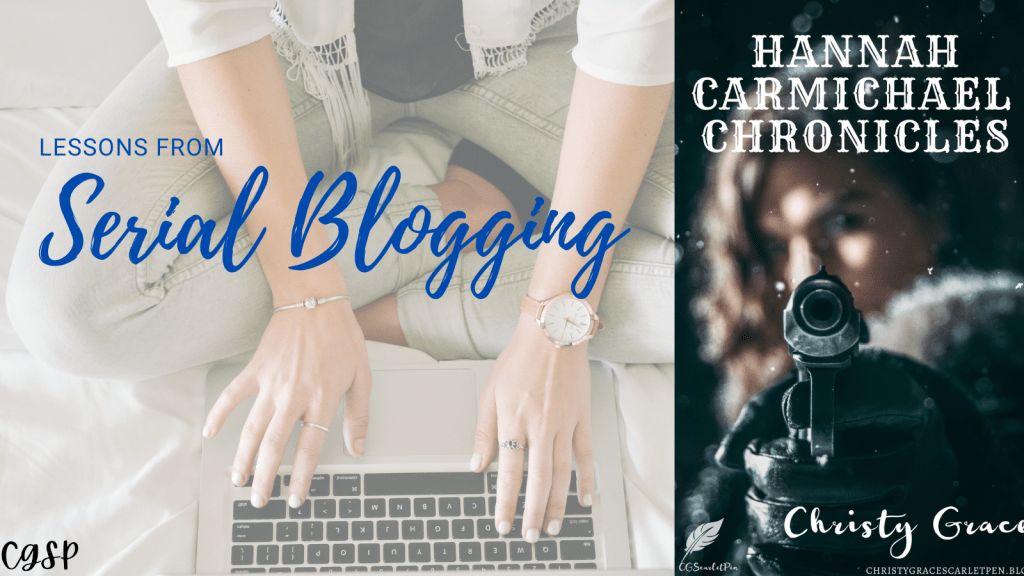 lessons serial blogging hannah carmichael fiction